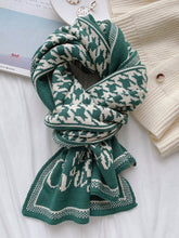 Double Colour Double Plaid Christmas Scarf